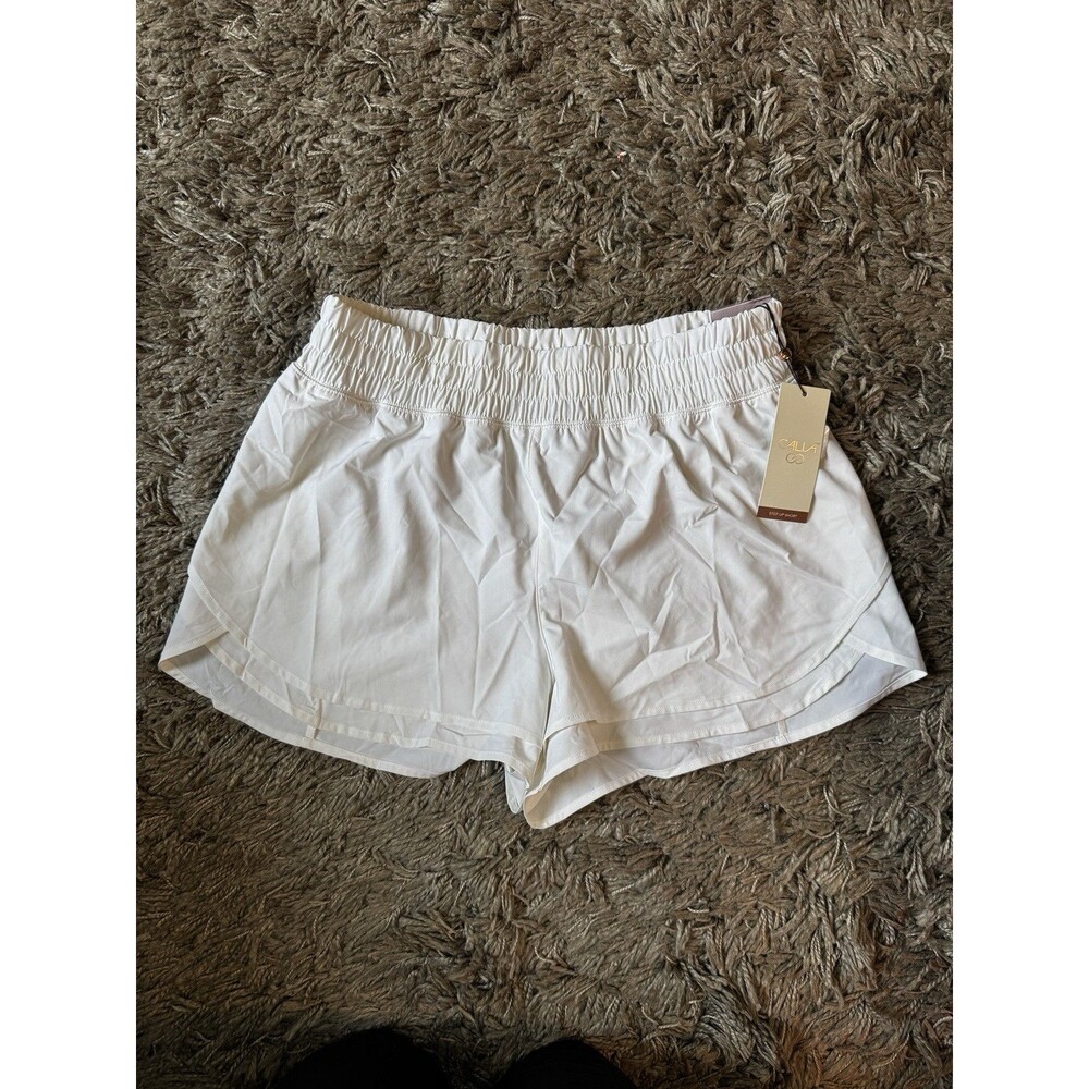 CALIA Step Up Short Pure White Women's Size L New with Tags